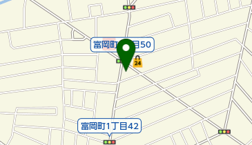 のとや理容店の地図画像