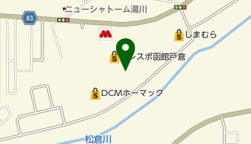 柳屋菓子舗 スーパーアークス戸倉店の地図画像