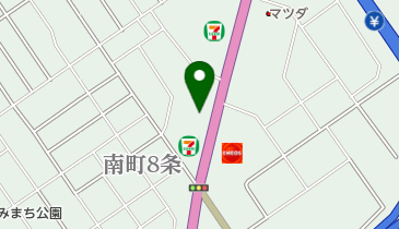 森永牛乳おおるい岩見沢の地図画像