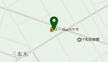 クリーニングのブルースター カケモ西金崎店の地図画像