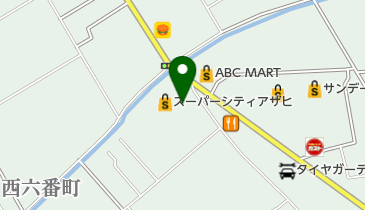 クリーニングのブルースター スーパーアサヒ十和田店の地図画像