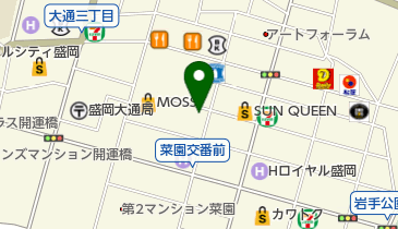 公園通薬局の地図画像