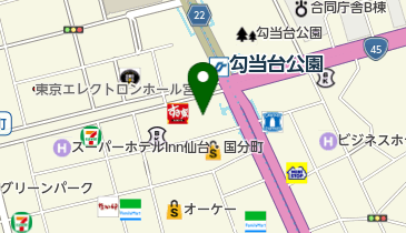 株式会社銀座ヨシノヤ仙台三越店の地図画像