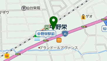 焼肉きんぐ 仙台中野栄店の地図画像