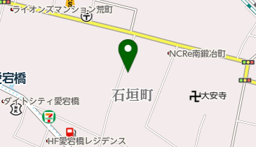 あしだて動物病院の地図画像