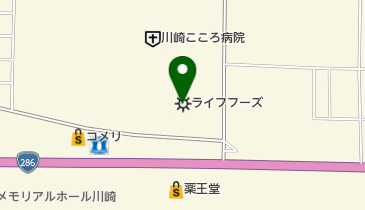 株式会社ライフフーズ 仙台ファクトリーの地図画像
