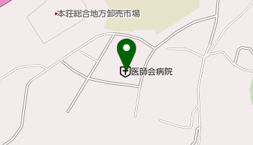 由利本荘医師会病院売店の地図画像