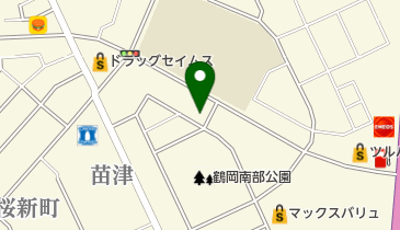 美容室オアシスの地図画像