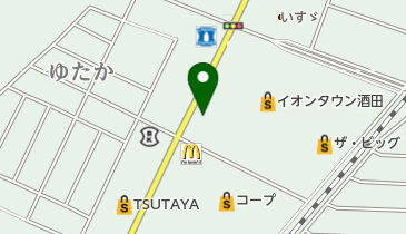 とがし肉家酒田店の地図画像