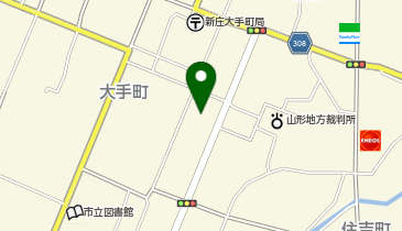 新庄市地域子育て支援センター・わらすこ広場の地図画像