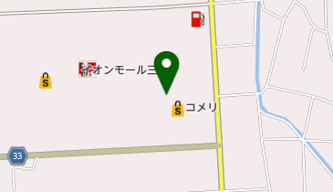 めん蔵イオン三川店の地図画像