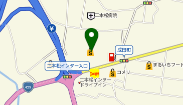 クリーニングロゼ二本松店の地図画像