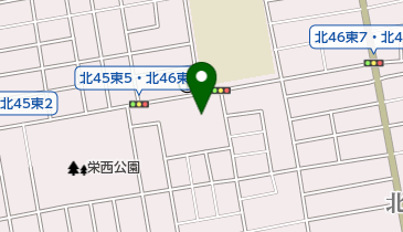 ふれあい心のサービス北海道支部の地図画像