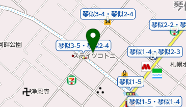 いちご薬局琴似店の地図画像
