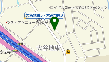 整骨院泰楽庵の地図画像