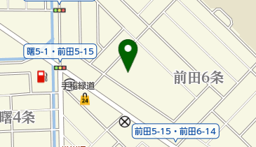 なると屋手稲店の地図画像