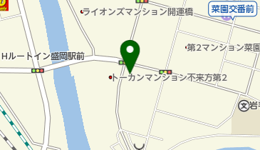 桜城河北地区市民センターの地図画像