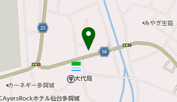 おおしろ接骨院の地図画像