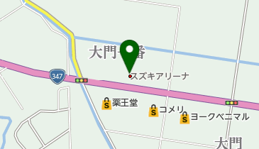 アリーナ加美中新田店の地図画像