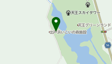 潟上パークセンター・6施設の地図画像