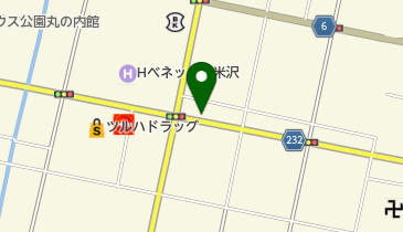 米沢補聴器センターきこえの相談室の地図画像