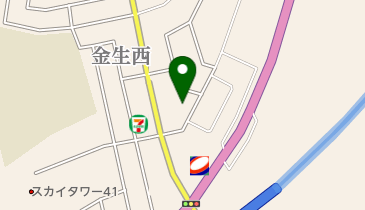 上山市土地改良区の地図画像