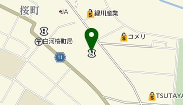 白河信用金庫 イベントホールの地図画像