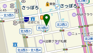 ヴァン・ベール(VAN・VEAL)札幌店の地図画像