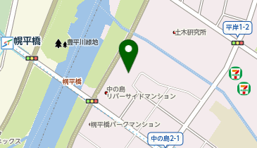 中の島第1区福祉会館の地図画像