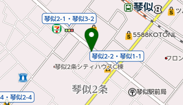 りんご調剤薬局琴似店の地図画像