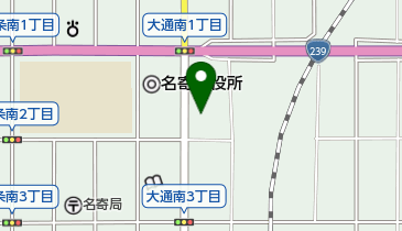 百武ガラス店の地図画像