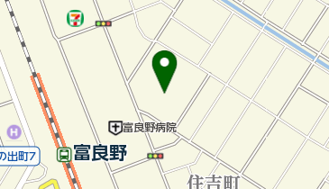 西せんべい店の地図画像
