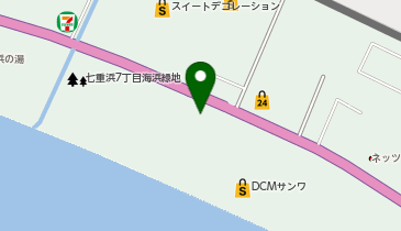 グルメ回転寿司函太郎上磯店の地図画像