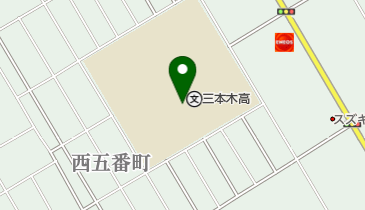 青森県立三本木高等学校附属中学校の地図画像