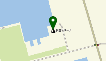 秋田日光マリンの地図画像
