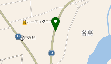 有限会社カーサービストザワの地図画像