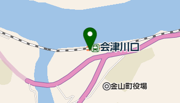 金山町観光情報センターの地図画像