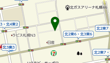 空知印刷株式会社札幌オフィスの地図画像