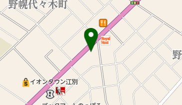 株式会社ビッグFCパワーステーション江別野幌店の地図画像