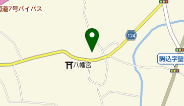 高坂理容院の地図画像