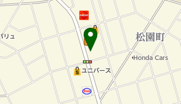 クリーニングのブルースター松園店の地図画像