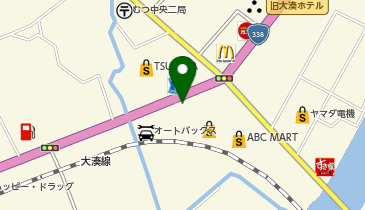 ピザハットむつ店の地図画像
