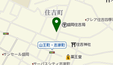 理容美容ふじわらの地図画像