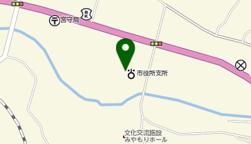 宮守 宮守地区センターの地図画像