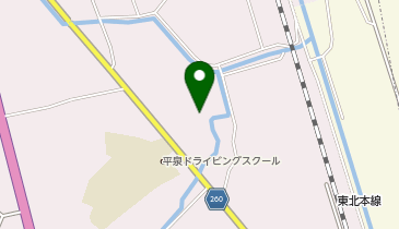 クリクラ平泉の地図画像