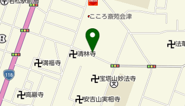 カーサポート藤の地図画像
