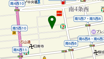 チエ美容室の地図画像