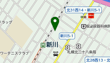 中城建設株式会社札幌支店の地図画像