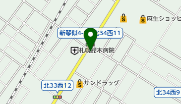 のぞみ保険サービス札幌の地図画像