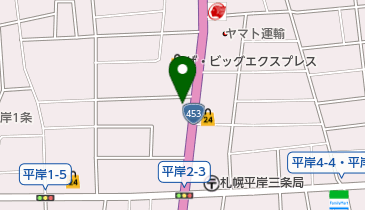 平岸ペットクリニック札幌院の地図画像